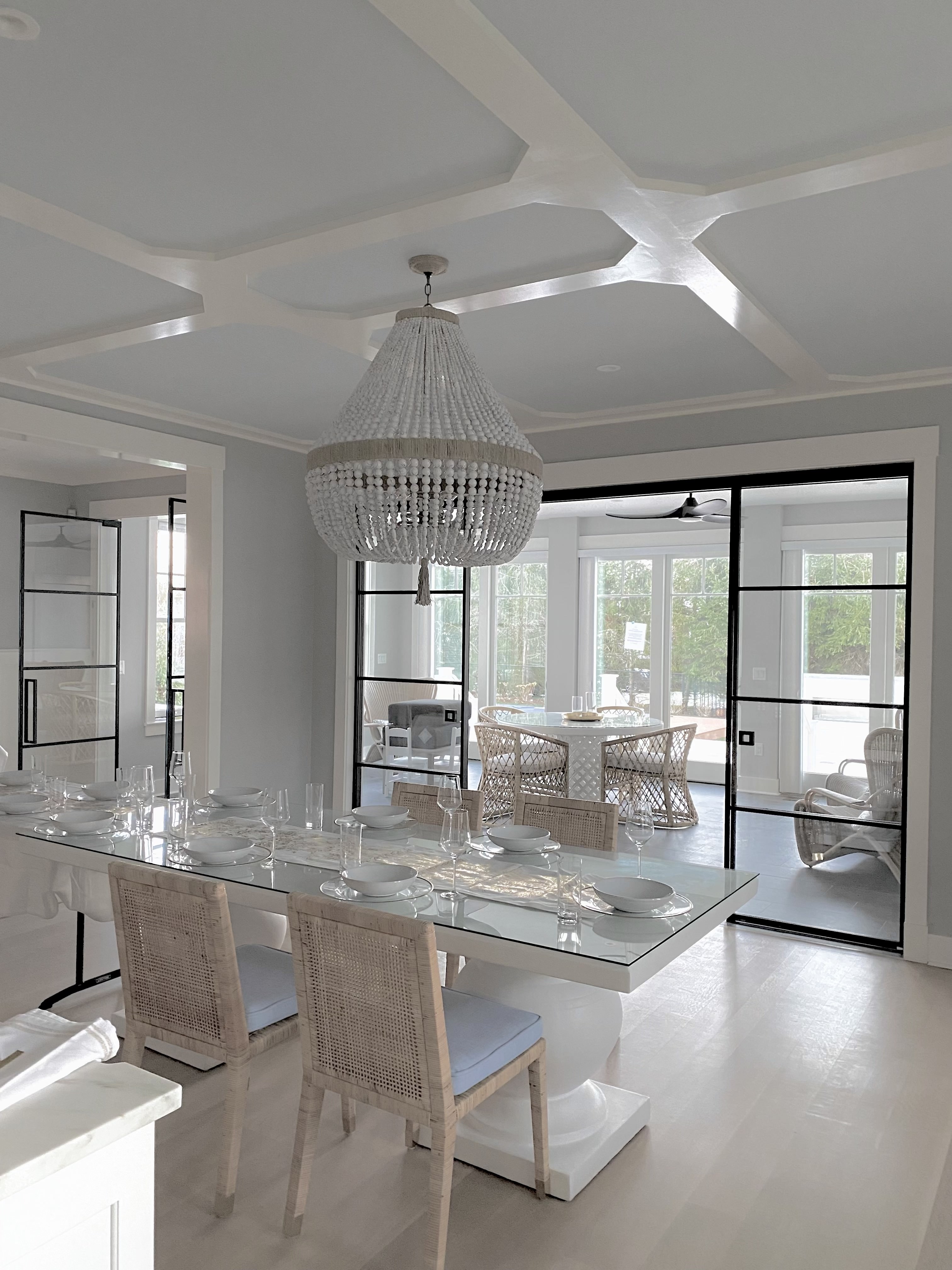 Double bypass sliding glass partition by WiseGlass NY