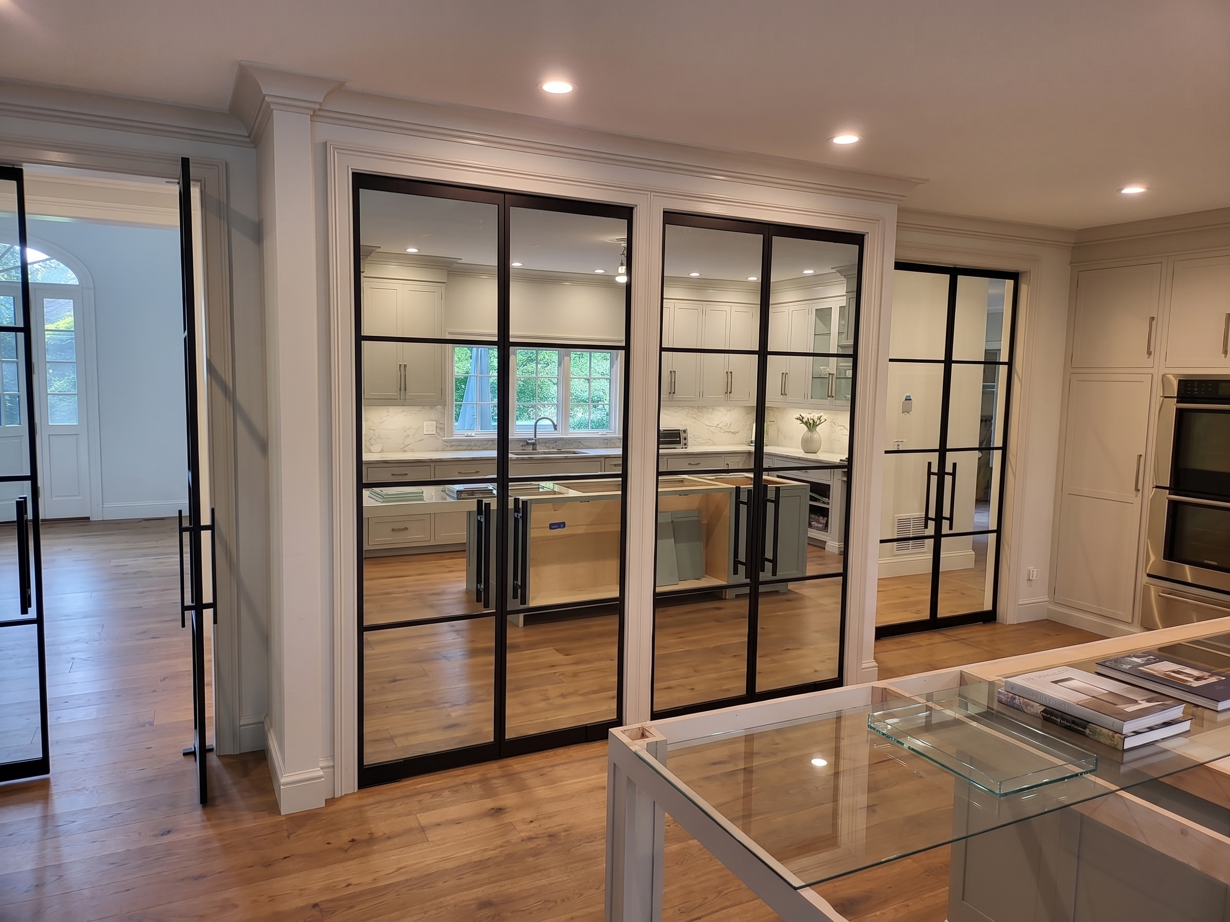 Custom French glass doors by WiseGlass NY